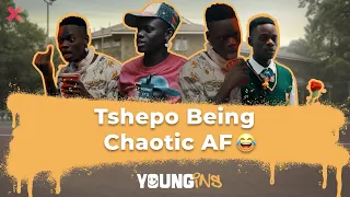 tshepo being chaotic af youngins showmax original