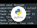 Python - Threading and a While True Loop