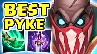 PYKE GOES UNDER THE SEA!! THE BEST BUILD | *NEW* SPEAR OF SHOJIN PYKE JUNGLE | EZREAL CYBERBULLIED