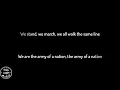 Alec Benjamin - Army Of A Nation  (Lyrics)