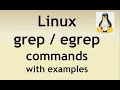 grep egrep commands in Linux Unix with examples