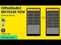 Expandable RecyclerView in Android Studio Kotlin