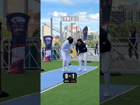 I Participated In A Fencing Competition….