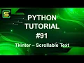 Python Tutorial - Tkinter