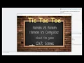 Tic Tac Toe versus AI in VB NET Part2