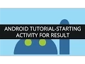 Android Tutorial-Starting Activity For Result part-11 mp4 Edureka