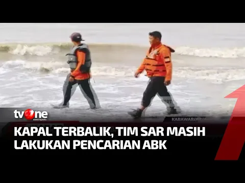 Tim SAR Perluas Pencarian Delapan ABK yang Hilang Akibat Kapal Terbalik
