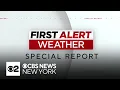 First Alert Forecast 26 8 p m New York weather update