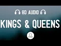 Download Lagu Ava Max – Kings \u0026 Queens (8D AUDIO)