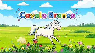 Cavalo Branco 🐴 | Canção Infantil Engraçada & Divertida para Crianças