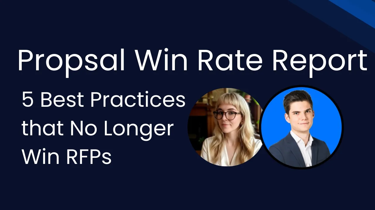 5 Best Practices that No Longer Win RFPs: Proposal Win Rate Report
