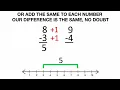 Constant Difference Subtraction Strategy Song