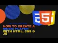 How to create a Music Player With HTML CSS JS