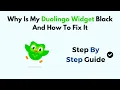 Why Is My Duolingo Widget Black And How To Fix It