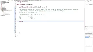 Fibonacci numbers in JAVA
