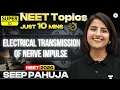 Super 10 Electrical Transmission of Nerve Impulse Neural Control and Coordination Seep Pahuja