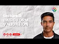 Lecture 11 Basic Form Validation