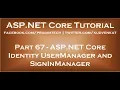 ASP NET Core Identity UserManager and SignInManager