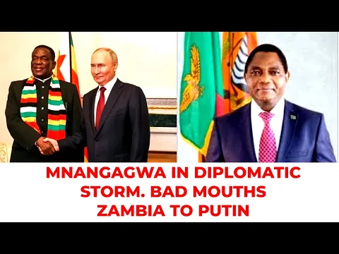 Download MP3 730 BULLETIN DISCUSSION. MNANGAGWA IN A DIPLOMATIC STORM. BAD MOUTHS ZAMBIA TO PUTIN