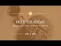 St Irenaeus Mass Holy Thursday Apr 2 2026