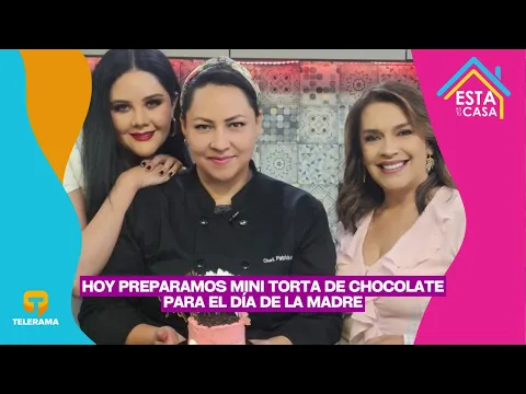 Hoy preparamos Mini torta de chocolate para el día de la madre
