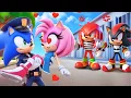 Download Lagu POLICE SONIC vs CRIMINAL SHADOW? Who will WIN AMY's Heart | Sonic The Hedgehog 3 Animation