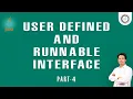 Creating Threads Using Thread class and Runnable Interface in java - part 4 som Sir