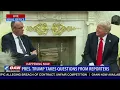President Trump Takes Questions from Reporters - 2025