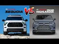 2026 Toyota Grand Highlander vs 2026 Toyota Sequoia | Grote SUV-confrontatie