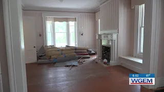 Quincy s historic Lorenzo Bull House undergoing interior restoration
