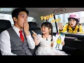 Lagu Gadis 5 th salah naik mobil CEO, kira taksi—eh itu ayah dari ONS! Hidup mewah dimulai!