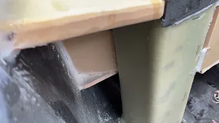 9 April 23  Work on the chainlocker