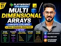 Playwright with JavaScript Part 11 Multidimensional Arrays DSA Coding Questions Star Patterns