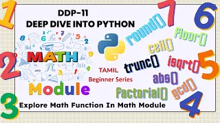 Python Math Module Explained DDP-11 Tamil Beginner Friendly