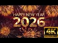 Lagu 🎇 Happy New Year 2026 4K | Stunning Celebration Video with Fireworks, Wishes \u0026 Golden Text