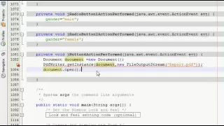 Java prog Reports Itext Getting started Hello world Example