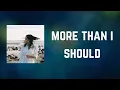 Download Lagu Kehlani - More Than I Should (Lyrics)