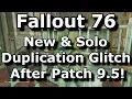 Fallout 76 New Solo Duplication Glitch After Patch 9 5 Vendor Duping Exploit Fallout 76 Glitches