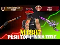 Download Lagu Pushing Top 1 Title in ( M1887 ) 🤯 Without Using GunSkin 💀 |  :Garena Free Fire