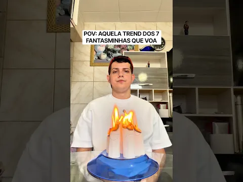 POV: AQUELA TREND DOS 7 FANTASMINHA DE PAPEL QUE VOA