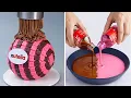 Download Lagu 30+ PINK vs BROWN Cake Decorating Recipes | Satisfying Chocolate Dessert Ideas