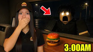 TRABAJANDO EN UNA HAMBURGUESERIA MALD1TA A LAS 3:00AM!!😱| Regina MH