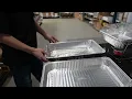 Proper way to use a disposable food pan with water bath