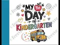 My First Day of Kindergarten SVG PNG School Bus Apple 1st Day of Back to School Kids Cricut Shirt