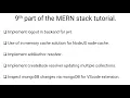 MERN Full stack project - Part 9 logout in node JWT