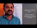 Built In String Methods functions in Python Programming Strings in Python part 2