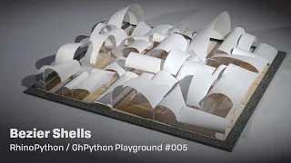 RhinoPython GhPython Playground Bezier Shells