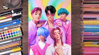 Drawing Saja Boys - KPop Demon Hunters | drawholic