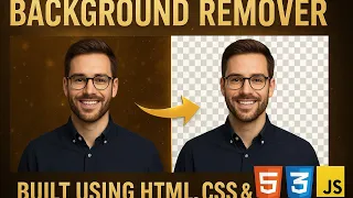 I Built a FREE AI Background Remover Website Using HTML CSS JavaScript