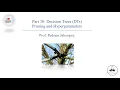 Part 30-Cost complexity pruning and other hyperparameters in decision trees